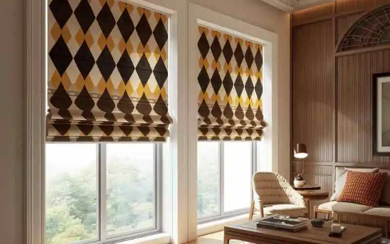 roman blinds for Modern Interiors